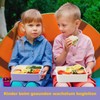 MVKV Brotdose Kinder mit Fächern - Lunchbox Erwachsene Kinder -