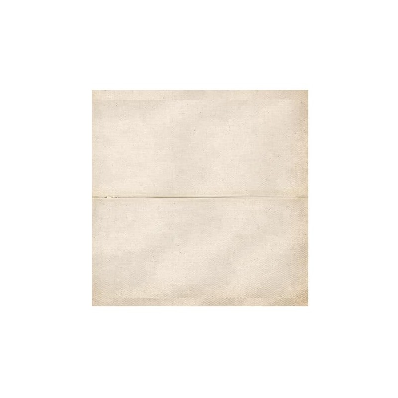 HappySnapGifts Cushion Back with Zip - (30cm Square) (Organic Cotton