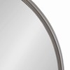 Kate and Laurel Caskill Framed Wall Mirror, 30 Inch Diameter,