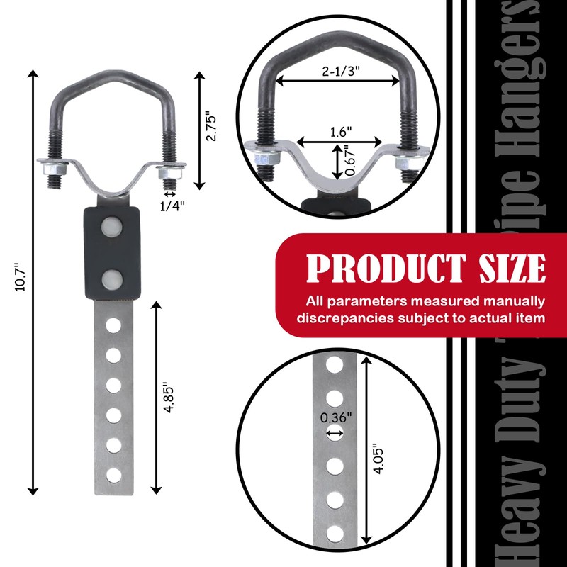 Universal Exhaust Hangers Heavy Duty Tail Pipe Hangers Muffler Hanger