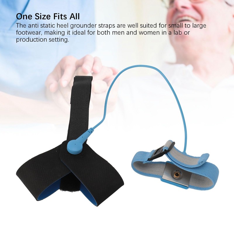 2 Pcs ESD One Size Fits All Anti Static Heel