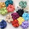Satin Hair Bobbles Scrunchies Hair Scrunchies Soft Elastic Silk Hair