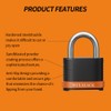 WULALACK 4 Digit Heavy Duty Combination Lock, Weatherproof Combo Padlock