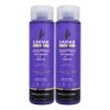 Shampoo Matizador Azul Violeta Caviar Professional, Pack Dúo para Cabello