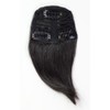 Hair Piece Clip-in Bangs Fringe synthetic fiber black blackbrown YZF-1088HT-2