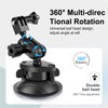 PULUZ Action Camera Suction Cup Mount for Insta360 X4 X3