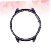 DOITOOL Rhinestone Drop Resistance Watch Protective Case Hollow Out Design