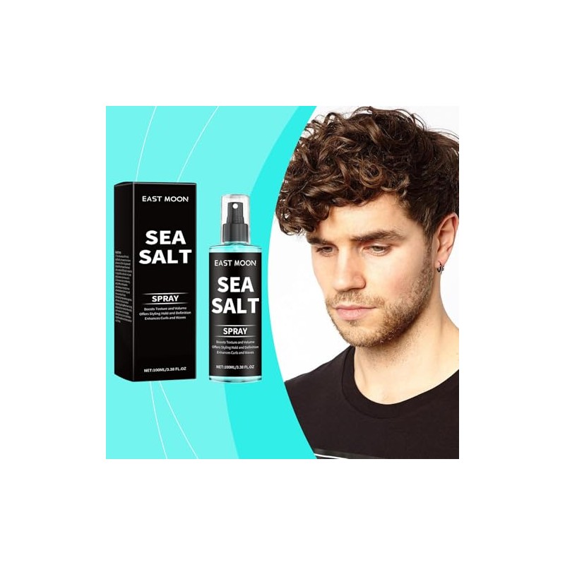 Spray Volume Maximizer, Spray de sal marina para el cabello,