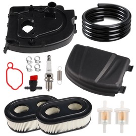 595658 593260 Air Filter Cover Base Assembly Kit Compatible with Briggs and Stratton Models 104M05 09P700 093J02 103M02 104M02 Lawn Mower Engines