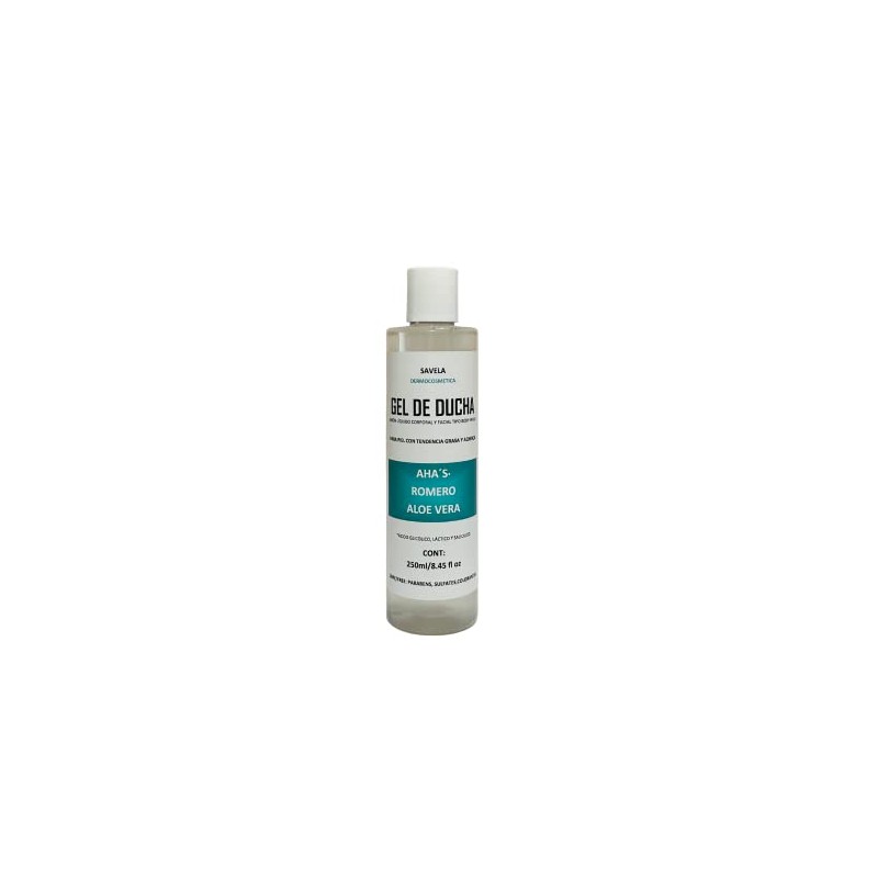 Gel de ducha para piel con tendencia grasa 250ml, AHA´s