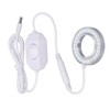 LED Microscope Light, Adjustable Brightness Ring Light with Rotating Snap