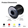 ZIGPEO 18 AWG Silicone Wire 200FT Black Spool, Extra Flexible