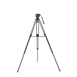 Takerers Heavy Duty Tripod Professional Video Tripod Aluminium 74inch with 360 Degree Fluid Head for Sony/Canon/Fuji/Nikon/Panasonic/Olympus DSLR Camcorder Cameras Spotting Scopes