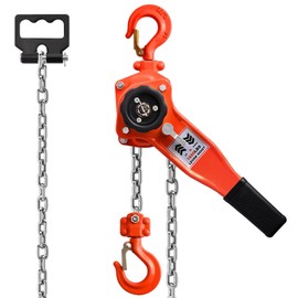 SALUINOKI Manual Lever Chain Hoist 3/4 ton Come Along 10ft 1650lbs Heavy Duty Premium Hoist
