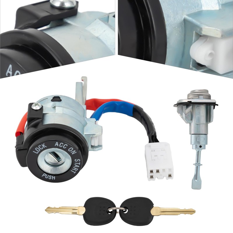 Ignition Switch Cylinder Compatible for 2014-2016 Kia Forte W/ 2Keys,