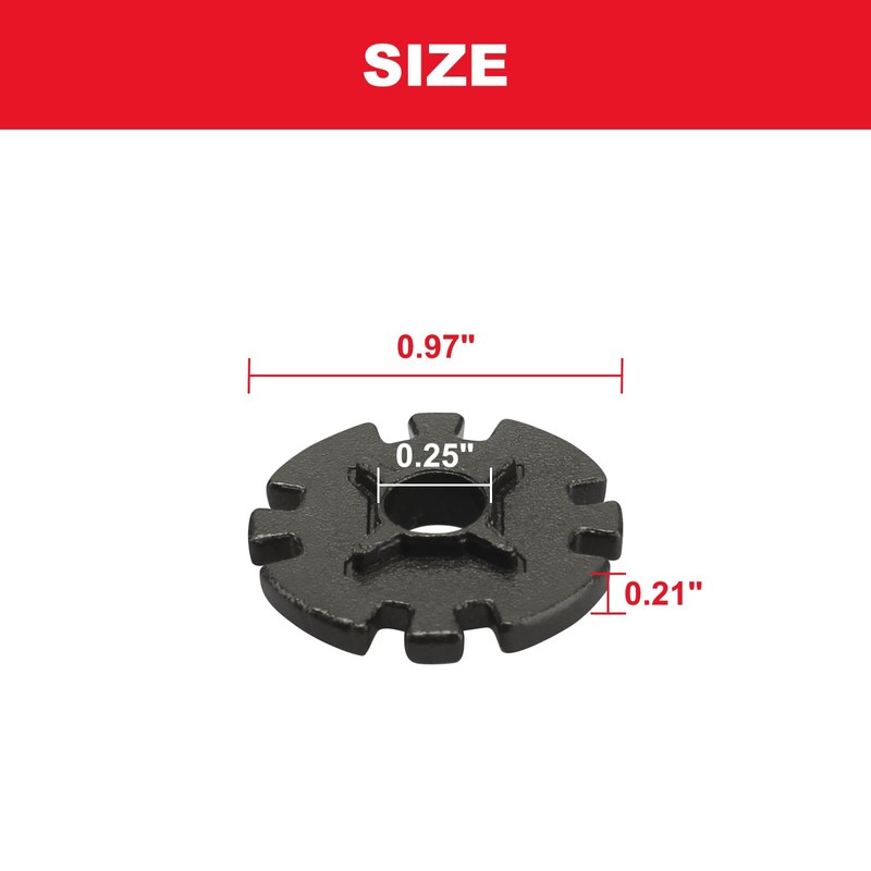 42-04-0730 for Milwaukee adapter replacement, compatible with 2426-20, 2426-059 multi-tool