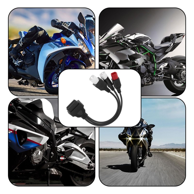 Buaak 3 4 6 Pin OBD2 Diagnostic Cable for Honda