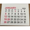 TEAR OFF 2025 CALENDAR MINI 2-3/4" x 2-1/4" CARD ADVERTISEMENT OFFICE SCHOOL