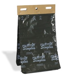 Mutt Mitt® Singles Dog Waste Header Bags - New Listing, Same 2,000 Bags perfect for 3 Dog Waste Stations - Single-Ply, thick bag with a bottom gusset, for safer, easier pick-up