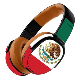 MightySkins Skin Compatible with Skullcandy Crusher 360 Wireless Headphones - Mexican Flag | Protective, Durable, and Unique Vinyl wrap Cover | Easy to Apply, Remove | Made in The USA