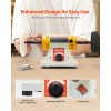 Bench Buffer Polisher 1/2HP 0 to 8000RPM 3-inch & 4-inch