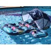 COOLCOOLDEE Inflatable Pool Float with UPF 50+ Sunshade Canopy,Extra Large