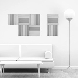 Solinder Acoustic Foams 12 Pieces / Pack Studio Foam Soundproofing Foam Soundproof Panels Soundproof Sponge 30 x 30 x 2.5 cm / 12 x 12 x 1 in