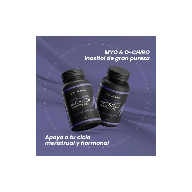 Myo Y D-chiro Inositol Nuboost 60 Cápsulas De 2g