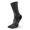 Okdance Mid-length Running Toe Socks Men Coolmax Material Quick Drying