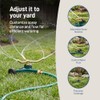 Orbit 3-Arm Metal Sprinkler with Wheel Base for Lawns