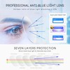 SUNGAIT Spring Hinge Blue Light Filter Glasses Anti Blue Ray