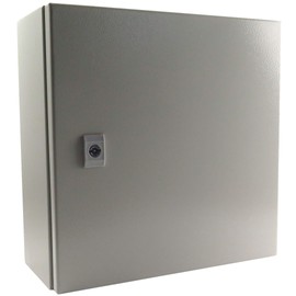 Yuco YC-14X14X8-IP65-FE Enclosure Fully Enclosed (No Gland Plate), Nema Type 4, IP65, Single Door Hinge Cover, Wall-Mount, Backplate (14 x 14 x 8)
