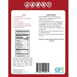 Mom's Place Gluten-Free Chili Macaroni One Pot Skillet Meal, Easy to Make Meal Kit, 8 Servings, Dairy, Nut & Soy Free, 5.2 oz