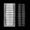Clear Nail Extension Artificial Nail Soft Tips 120 pcs Clear Nail Extension Artificial Tips Soft Tips Nail Soft Tips Art Tips / 투명 네일 연장 인조 손톱 말캉 팁 120pcs 투명 연장 손톱 인조 팁 말캉팁 네일 말랑팁 아트팁