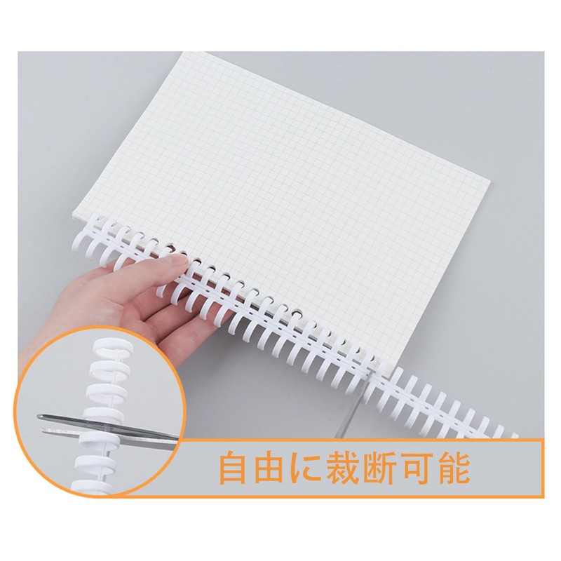 ALLVD Loose Leaf 30 Hole Bound Rings 10 Pieces (5
