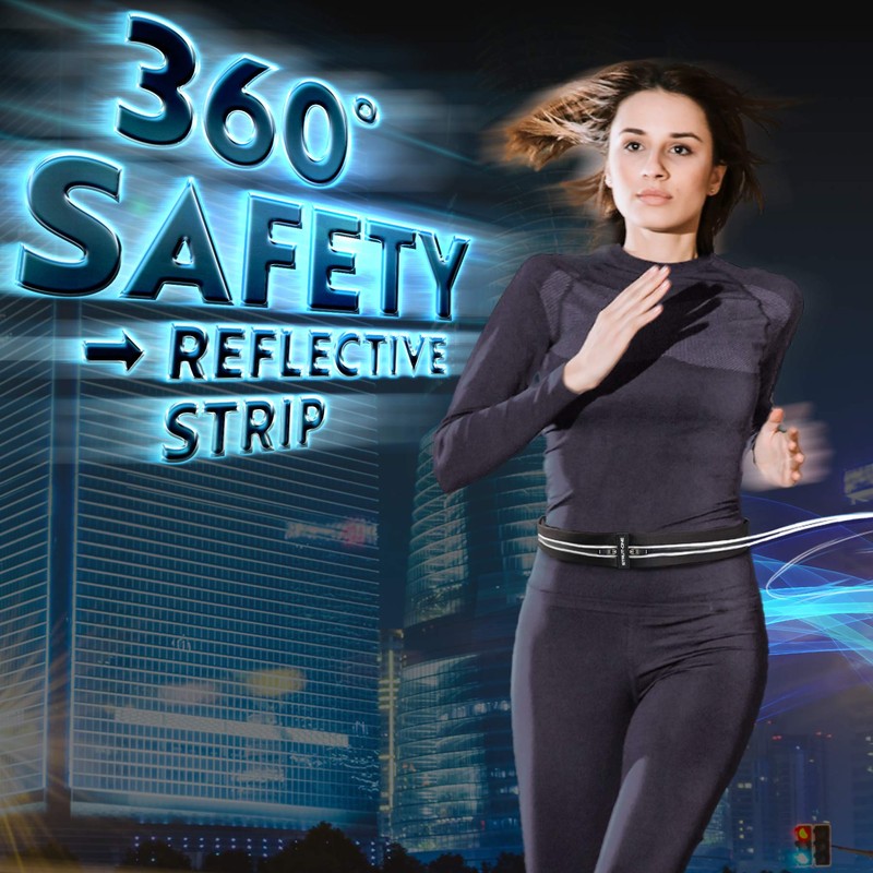 Strut-one Waist Pouch, Lightweight Running Pouch that Can Hold Smartphones,