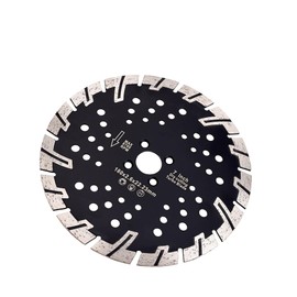 7" Granite Saw Blade Diamond Turbo Blade with Coolling Holes for Cutting Granite,Marble,Quartzite,Stone,Concrete and Brick