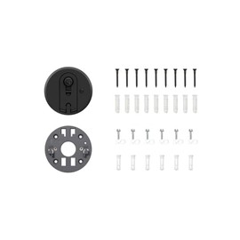 Spare Parts Kit for Outdoor Cam Plus (Plug-In), Black