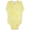 123 Bear 100 % Algodón Body, Paquete de 4 gris