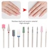 10 Pcs Nails Drill Bit Set Portable Remove Polishing Nail