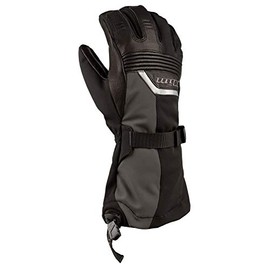 Klim Fusion Men's Ski Snowmobile Gloves (Asphalt - Black, XL)