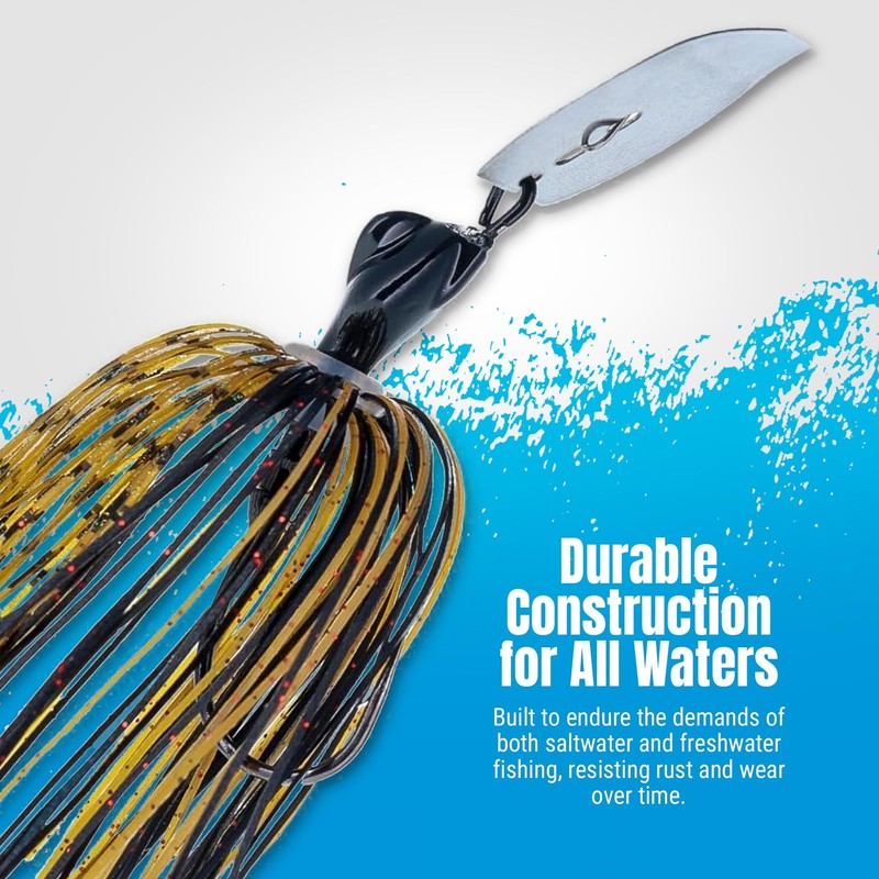 Lead Breaker Jigs (3-Pack) 1/2 oz Green Pumpkin