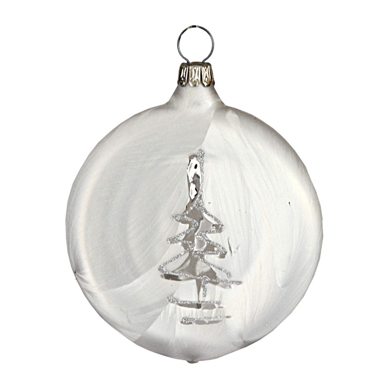 Christmas Tree Bauble "Winter" Taler round 3pieces per Box made