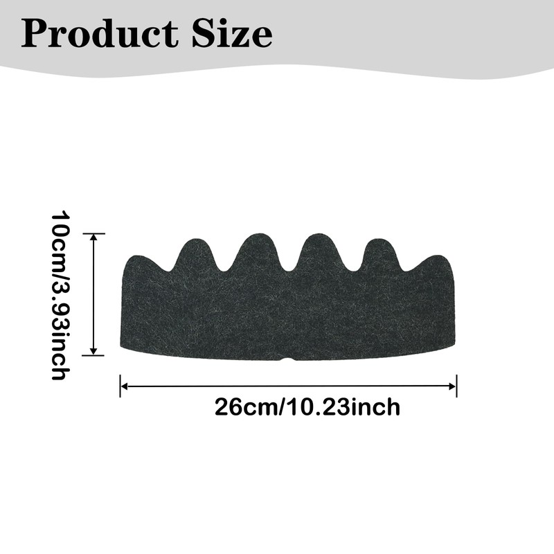 6 Pcs Baseball Caps Inserts Flexible Washable Reusable Hat Felt