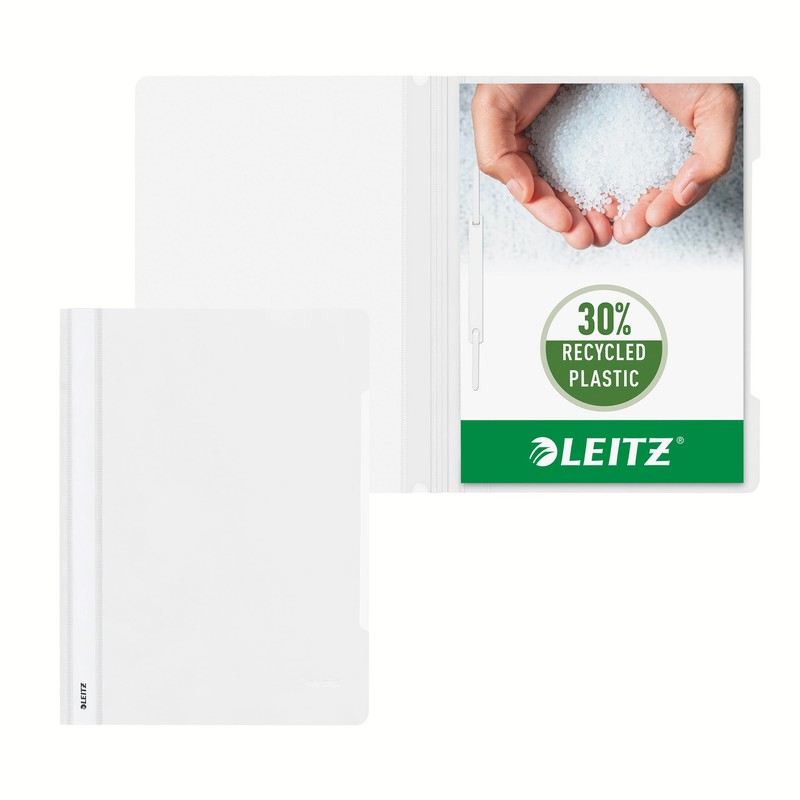 Leitz A4 Standard Plastic File, 30 Percent Pre-consumer Recycled Plastic,