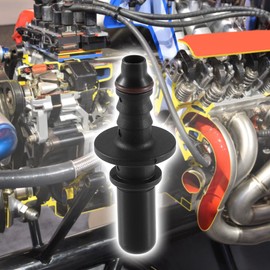 X AUTOHAUX 9.89mm-ID6 Car Fuel Hose Adapter Push on EFI Fitting 2.01" Height