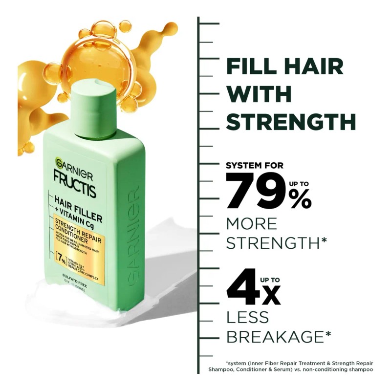 Acondicionador Garnier Fructis Hair Filler Strength Repair 3