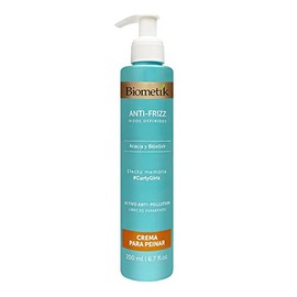 Biometik Anti-Frizz, Crema para Peinar, Hidratación Extrema, Control de Frizz, con Acacia y Bioelixir, 200 ml