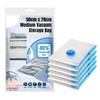 iPEAK Vacuum Storage Bags Medium 50x70cm Airtight Valve and Waterproof