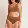 Boody Seamfree Crop Bra, White / XL